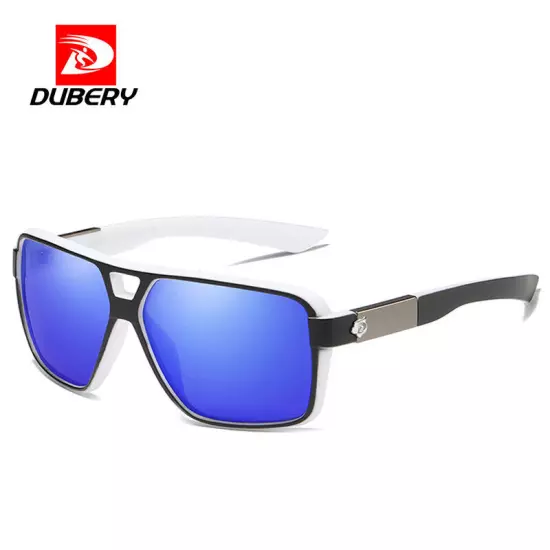 DUBERY Pilot Polarized Sunglasses Men Driving Fishing Sun Glasses Women Mirror