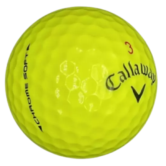 Callaway Chrome Soft Yellow AAA 50 Used Golf Balls 3A