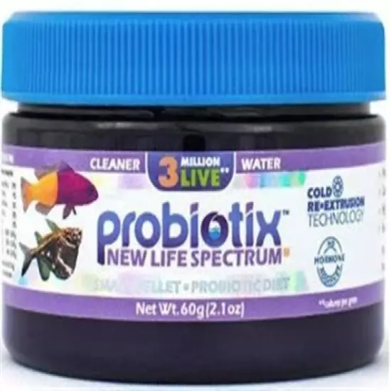 New Life Spectrum Probiotix Small Pellet Probiotic Diet Marine & Fresh 40g