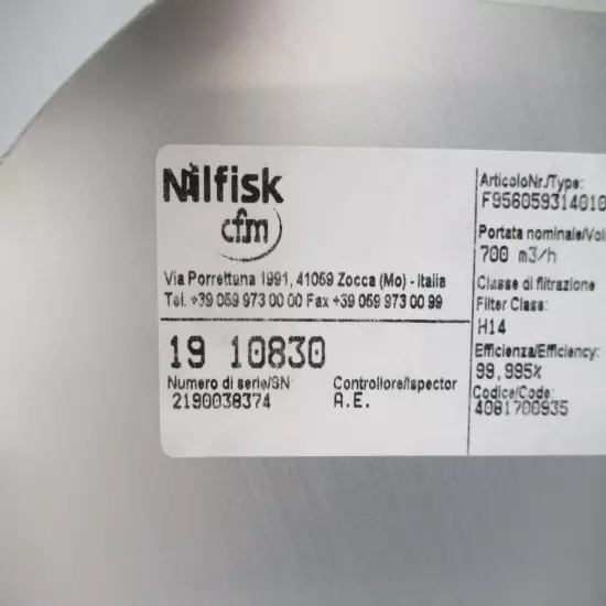 NILFISK F956059314010113 415X285X100MM NSNP