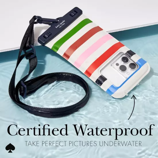 IP68 Floating Waterproof Phone Pouch - Adventure Stripe