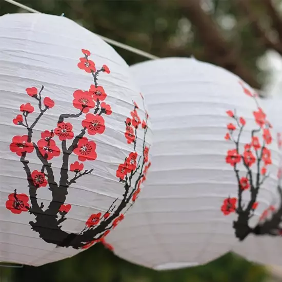 Plum Blossom Circular Paper Lamp BEST2024