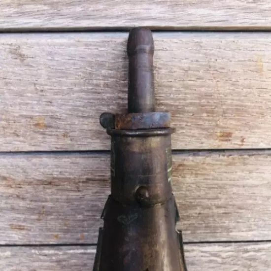 Vintage Black Powder Flask