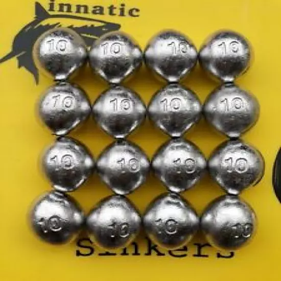 10oz Egg Sinkers 10lbs 16 count FAST FREE SHIPPING.....