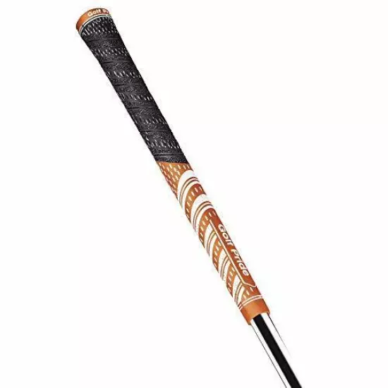 Golf Pride MCC Multi Compound Teams Golf Grip (Dark Orange/White)