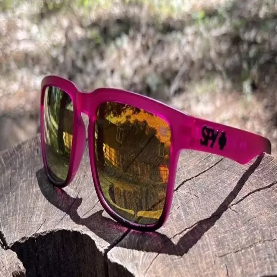 NEW Spy+ Optic Sunglasses Ken Block Laser Pink Promo Glasses UV400 USA 