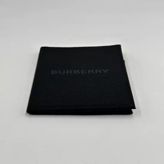 Burberry Passport Cover Black Color ID Case Holder Travel Accessories New