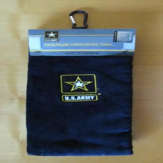 U. S. ARMY Wincraft Embroidered Dual-Textured 16 x 24 GOLF TOWEL NEW!