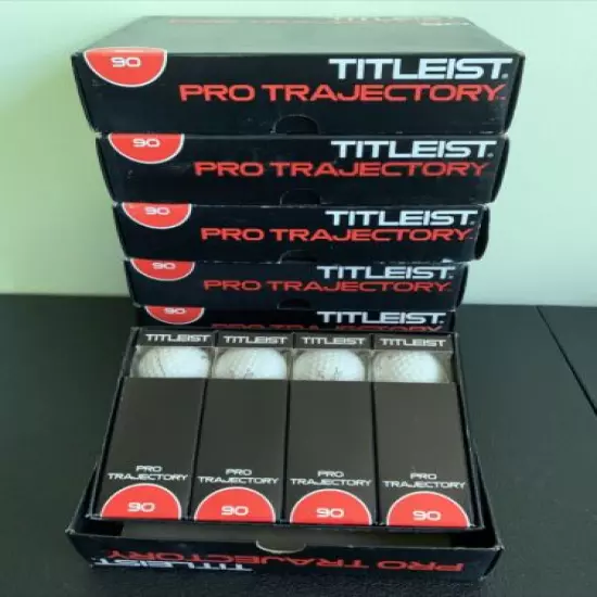 Vintage NOS Titleist Pro Trajectory 90 Acushnet 7 Dozen Count Golf Balls Lot