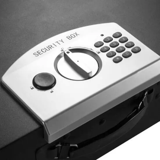 Barska Digital Portable Keypad Safe w/ Carrying Handle & Back up Keys, AX11910