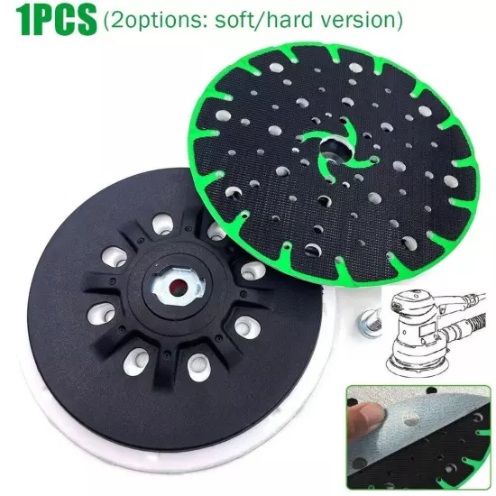 48-Hole Dust-free Sanding Pad Accessories 150MM 6 For-Festool M8 ETS 150/3 EQ