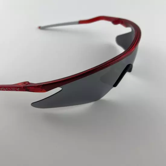 Oakley M Frame Crystal Red Black Iridium Heater Gen 1 Mumbo White Ear Socks 90’s