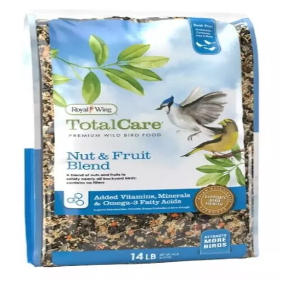 Total Care Nut and Fruit Blend Wild Bird Food 5.5, 14 or 25 LBS