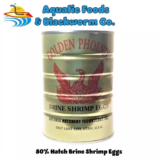 12 x 1-lb Brine Shrimp Eggs, Grade A 80% Hatch Great Salt Lake Eggs, Artemia