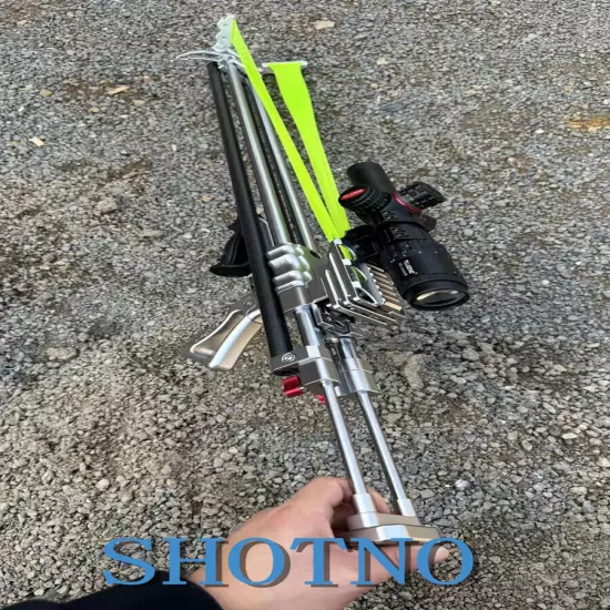 TOP powerful mechanical slingshot - 4 long rods Hunting Slingshot Rifle P 100CM