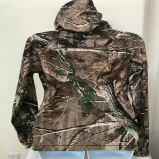 RedHead for Her ~ Realtree ap HD Camo Stretch Poly 1/2 Zip Pullover Top Hoodie M