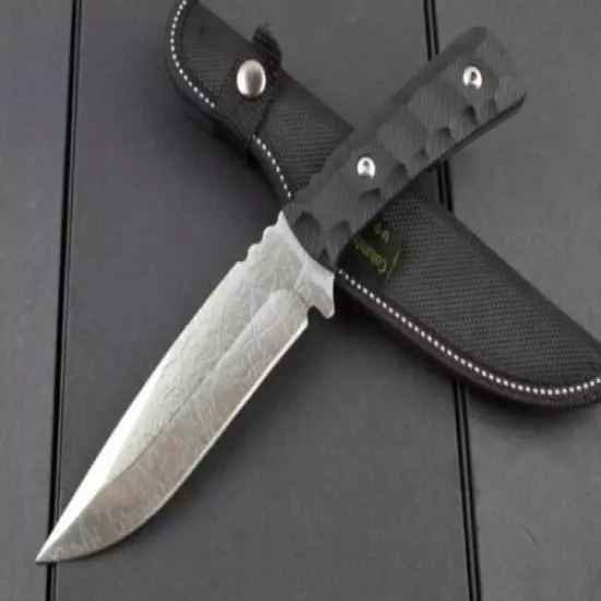 TOP QUALITY SHARP FULL TANG CAMPING SURVIVAL BOWIE COMBAT RESCUE HUNTING KNIFE