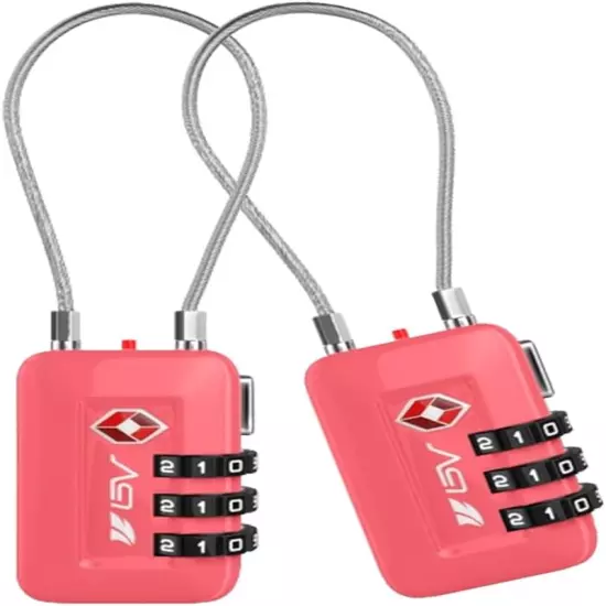 TSA Approved Luggage Travel Lock, Set-Your-Own Combination Lock for School Gym L