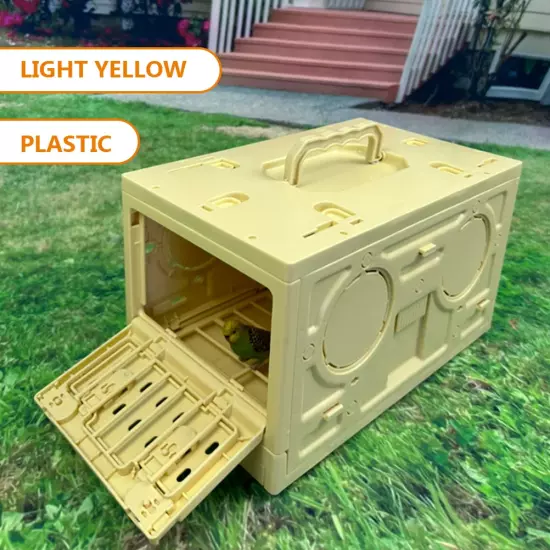 Plastic Folding Pigeon Cage Pet Carrier Travel Nest Box for Training Competition