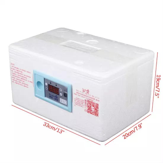 20 Eggs Incubator Automatic temperature control for Hatching Eggs Chicken Goose