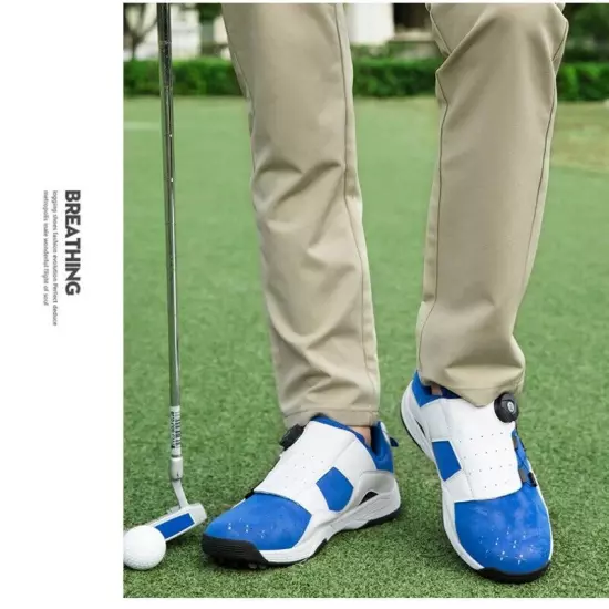 Men's and Women's Waterproof Golf Shoes Outdoor Non-slip Golf Training Shoes