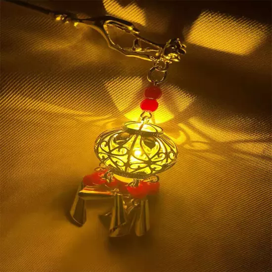 Chinese Style Luminous Antique Hairpin Hair Ornaments Lantern Tassel Hairpin ρ