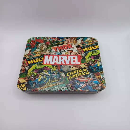  MARVEL COMICS Captain America TRIFOLD Leather Wallet Limited Edition Tin