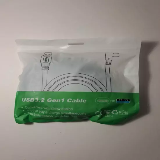 USB 3.2 Gen 1 Cable - USB to USB-C 16 Ft Cable, NEW 