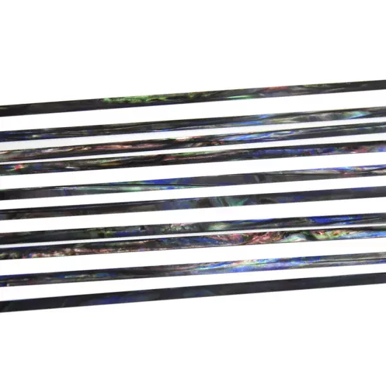 10pcs/lot 5mm x 1000mm 0.46mm Celluloid Strips Binding Purfling Edging 12 Colors