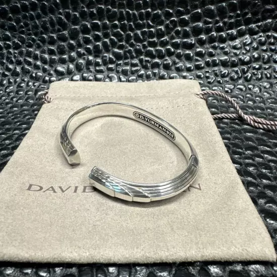 David Yurman 9mm Men’s Empire Cuff Bracelet (small) Sterling Silver