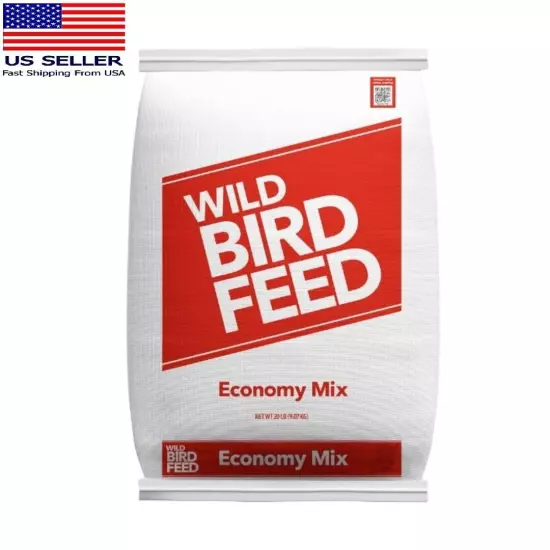 Global Harvest Foods Economy Mix Wild Bird Feed, Value Blend of Bird Seed, 20lb