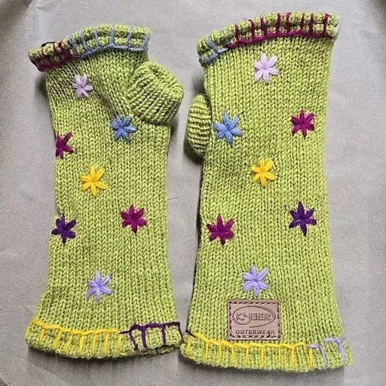 Kyleer Outerwear Fingerless Gloves