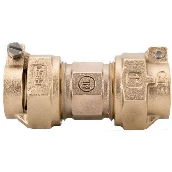 LEGEND T-4301NL 1" BRASS CTS X CTS PACK JOINT COMPRESSION COUPLING