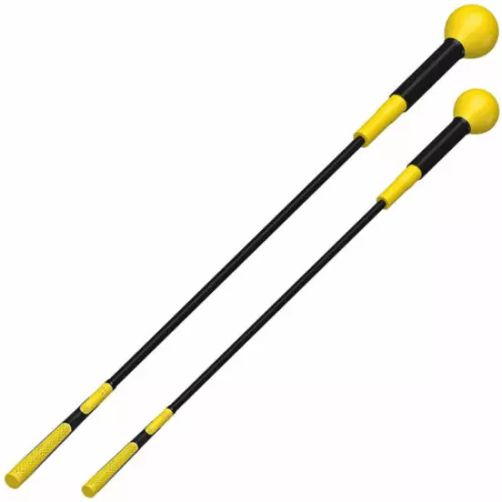 40" 48" Golf Swing Training Aid For Strength & Tempo Power Whip Flex Trainer 