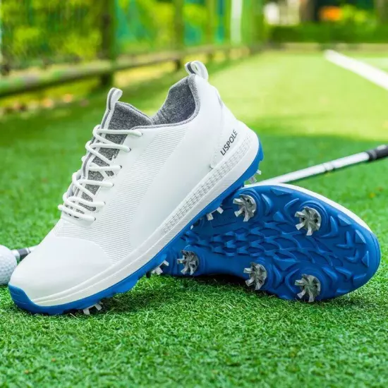 Hot Sale Professional Non-Slip Golf Shoes Men's Waterproof Golf Spikes Sneakers