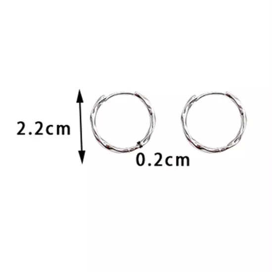 New Simple Small Circle Hoop Earrings For Women Cartilage Ear Piercing Jewelry