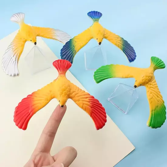 Balance Bird Gravity Bird Toy with Pyramid Combination Set Balance Bird Combinat