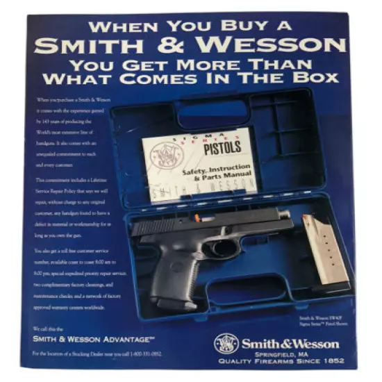 Smith & Wesson Handguns 95 Magazine 1995 Catalog Pistol Gun Test Matches History