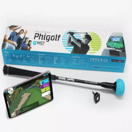 Phigolf WGT Edition Set Home Smart Screen Golf Simulator Swing Trainer