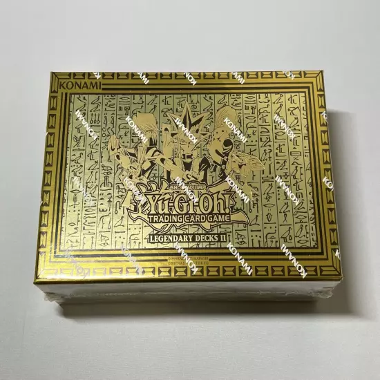 Yugioh LEGENDARY DECKS 2 II BOX SET BRAND NEW FACTORY SEALED! IN HAND!