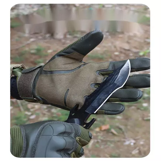 Men's Tactical Gloves Touch Screen Windproof Full Finger Gloves Army Military US