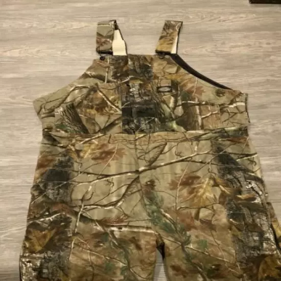 Sold Out Dickies Insulated Realtree Camo Weatherguard Hunting Overalls Sz. XL