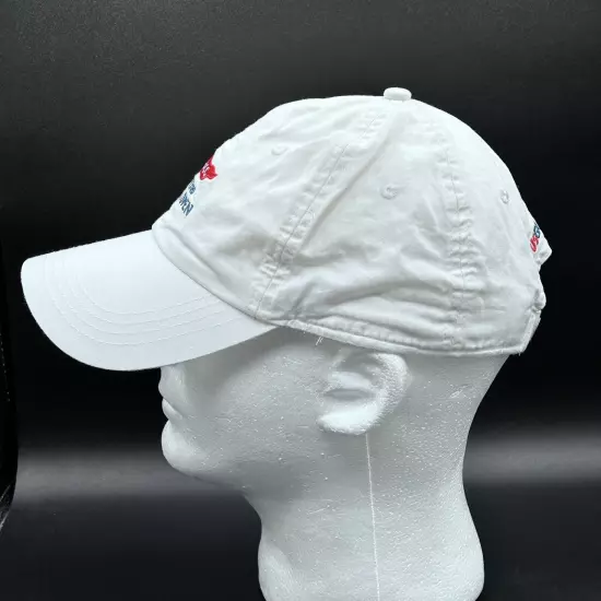 LACC 123rd U.S. Open Golf Hat White Cotton Adult Adj USGA Member ahead Used