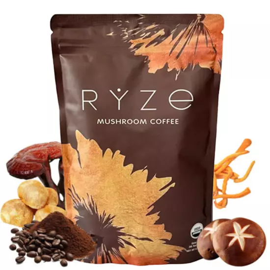 MULTI Mushroom Coffee,Organic- Good coffee (30 Servings)2000mg Enhances mood