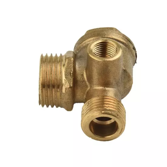 3 Port Brass Central Pneumatic 40400 Air Compressor Check Valve Thread