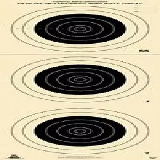 A-25 [A25] Official NRA 100 Yard Smallbore Rifle Targets, on Tagboard