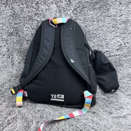 Nike 72 Swoosh Logo Backpack Bag With Sunglass Case Color Logo