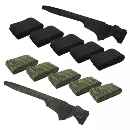 10 Pcs Gun Sock Rifle Gun Sleeves Shotgun Cover Protective Bag Holster Anti-Dust