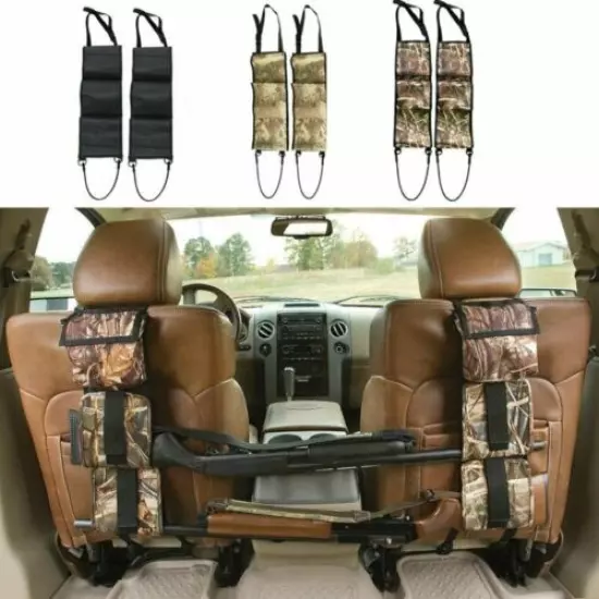 Car Seat Back Hunting Gun Rack Rifle Shotgun SUV Truck Storage Sling Rack Holder