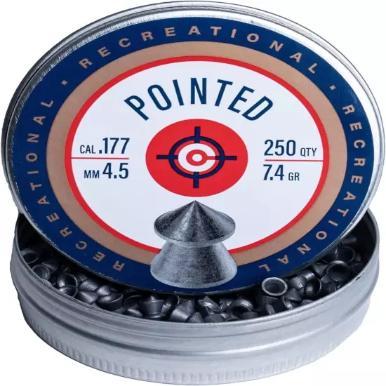 Crosman P177 .177-Caliber Pointed Pellets (250-Count)